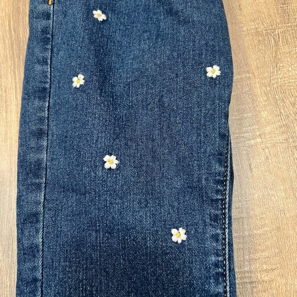 Girls jumping beans mid-rise Jegging with daisy design size 6x - Picture 4 of 5